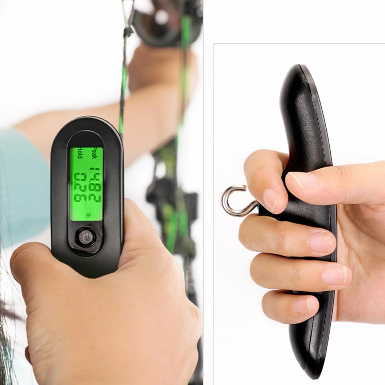 Newwyt Digital Bow Scale 110lbs Compound Recurve Hunting Scale ABS LCD