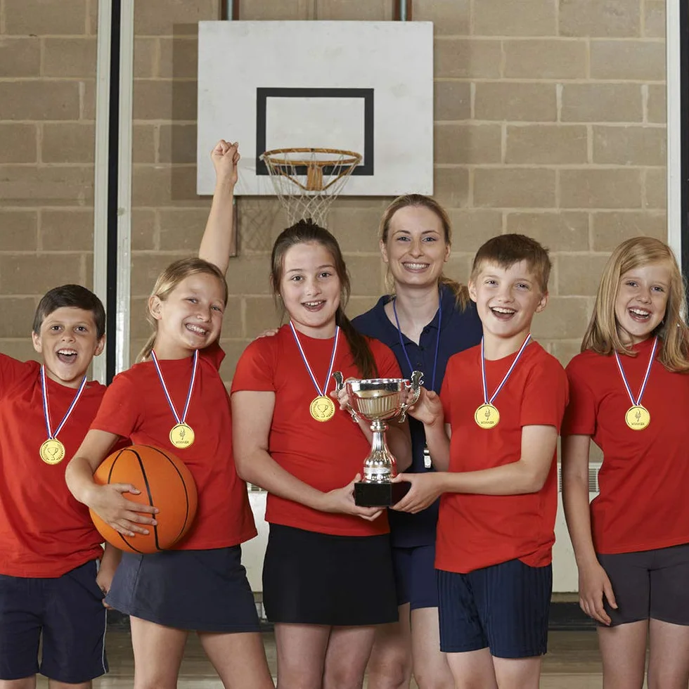 Médailles Enfants Or en Plastique 100 Pièces pour Compétition Sport Day