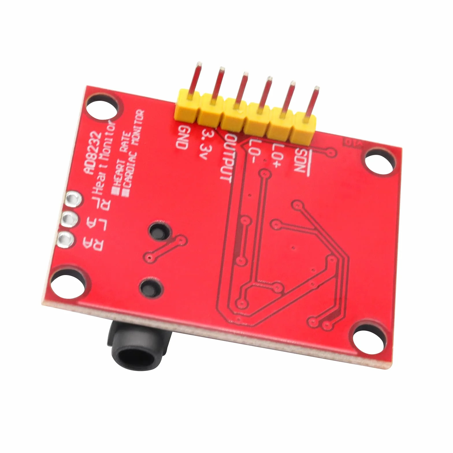 Module ECG AD8232 Capteur Fréquence Cardiaque pour Arduino avec Câble