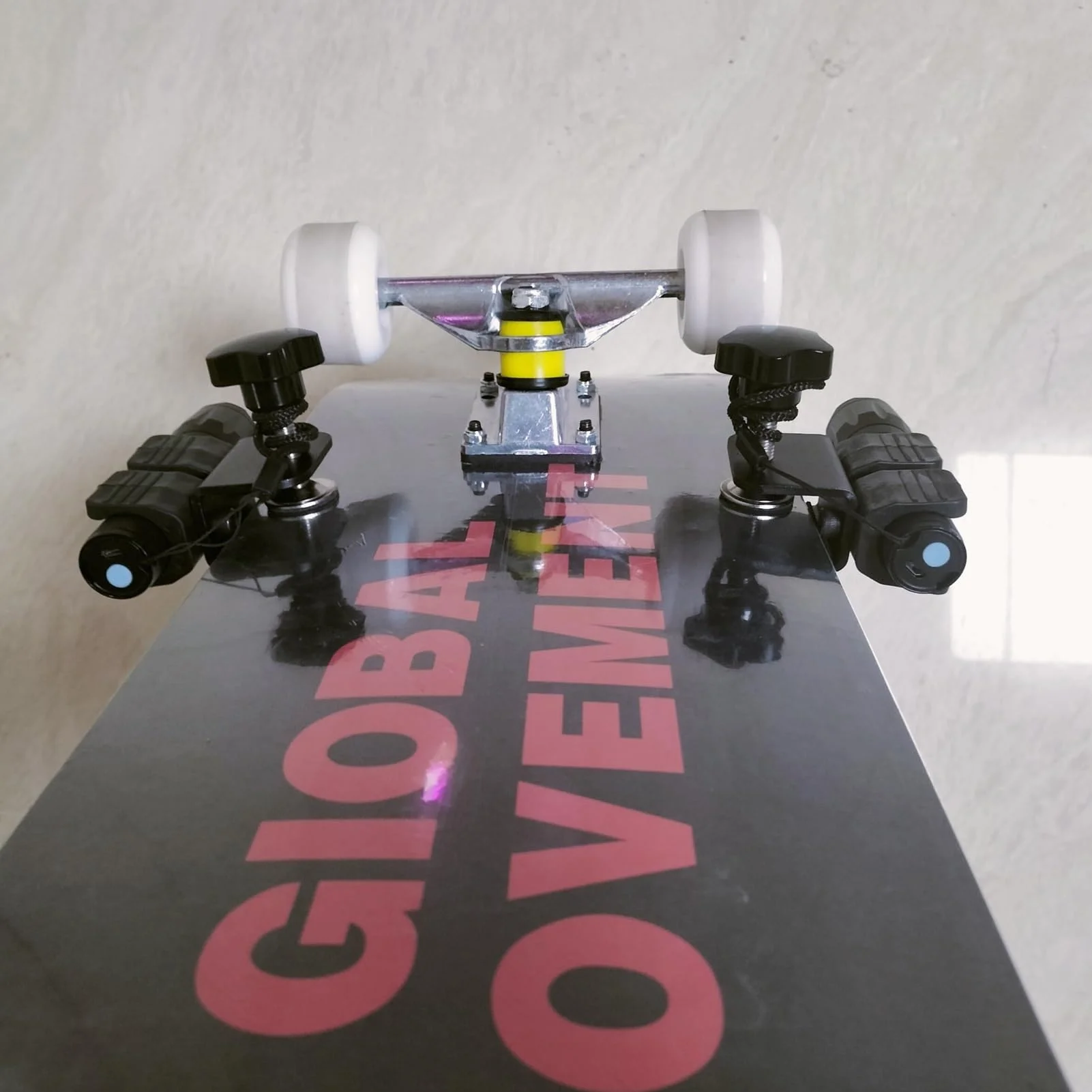 Lumières de skateboard portables amovibles avec lampe de poche pour croisières nocturnes