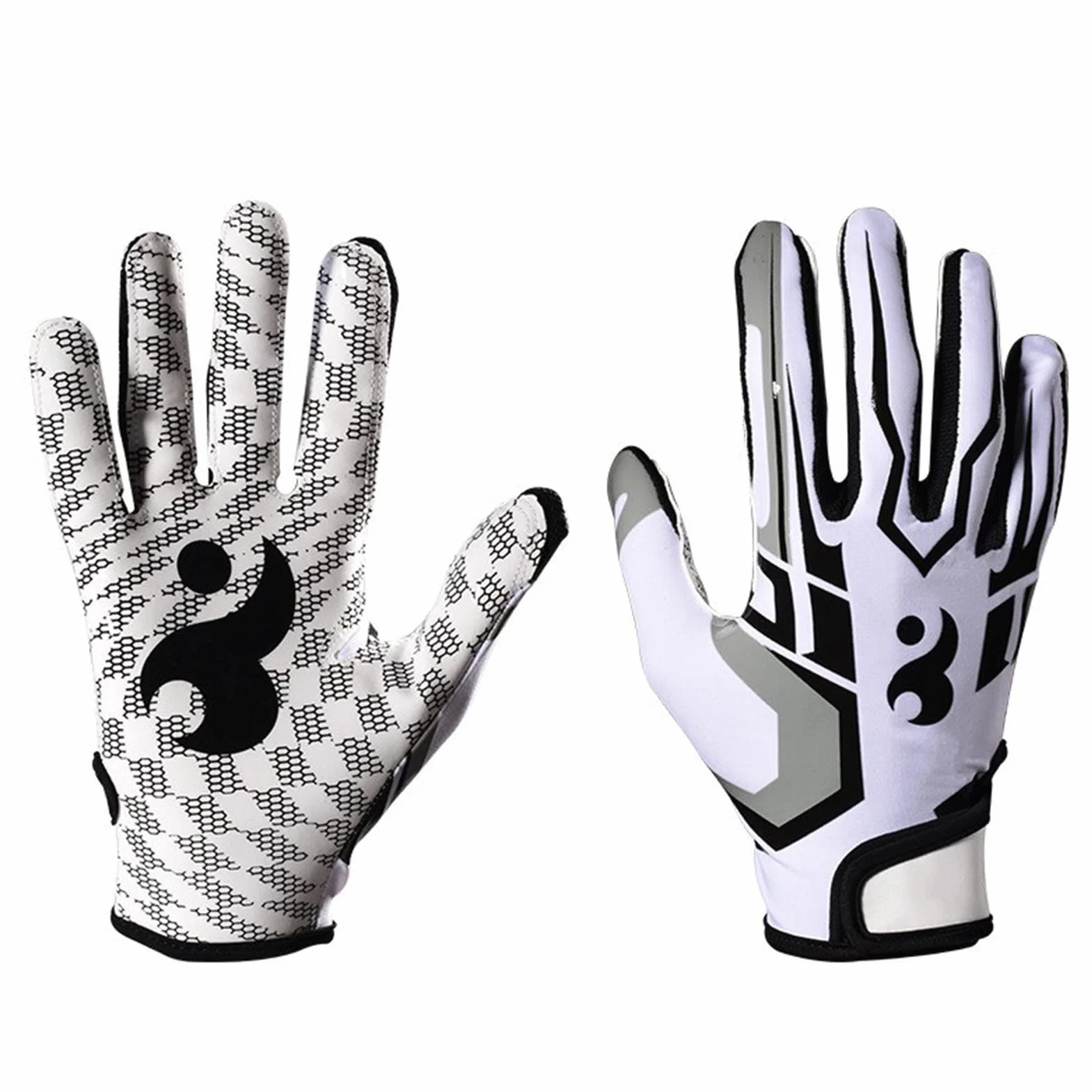 Gants De Football Antidérapants pour Hommes Jeunes Accessoires De Football