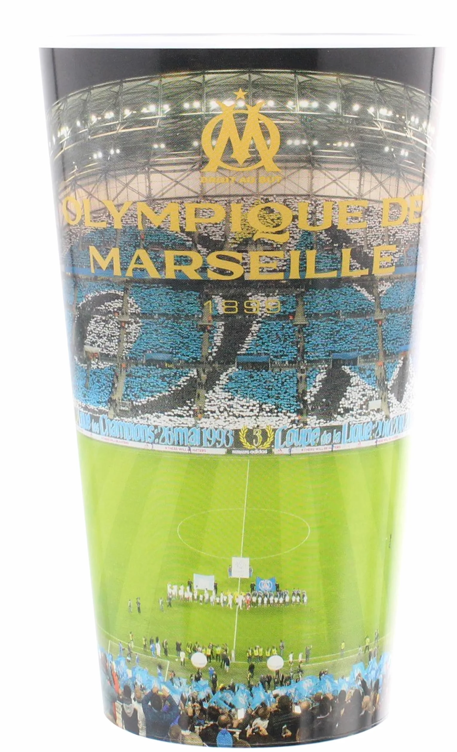 OLYMPIQUE DE MARSEILLE Verre gobelet éco cup 600 ml OM Collection officielle