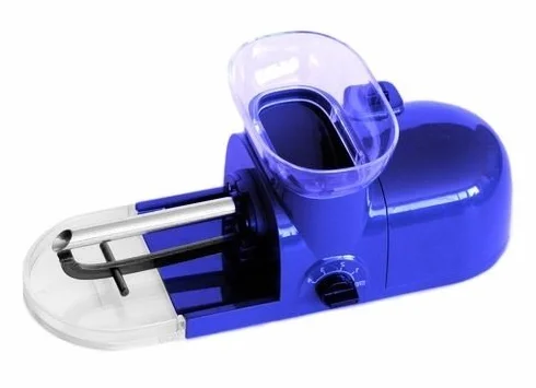 Champ Tubeuse électrique machine à rouler bleu