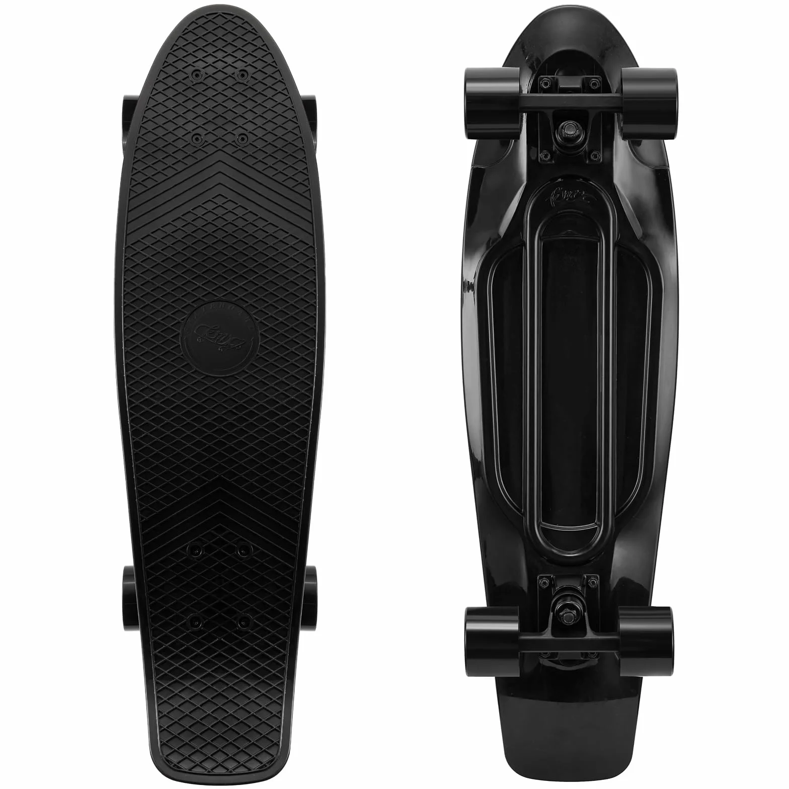 Skateboard Mini Cruiser Classique 22" 27" Roulements Lisses Roues PU 60mm Trucks Alliage Alu