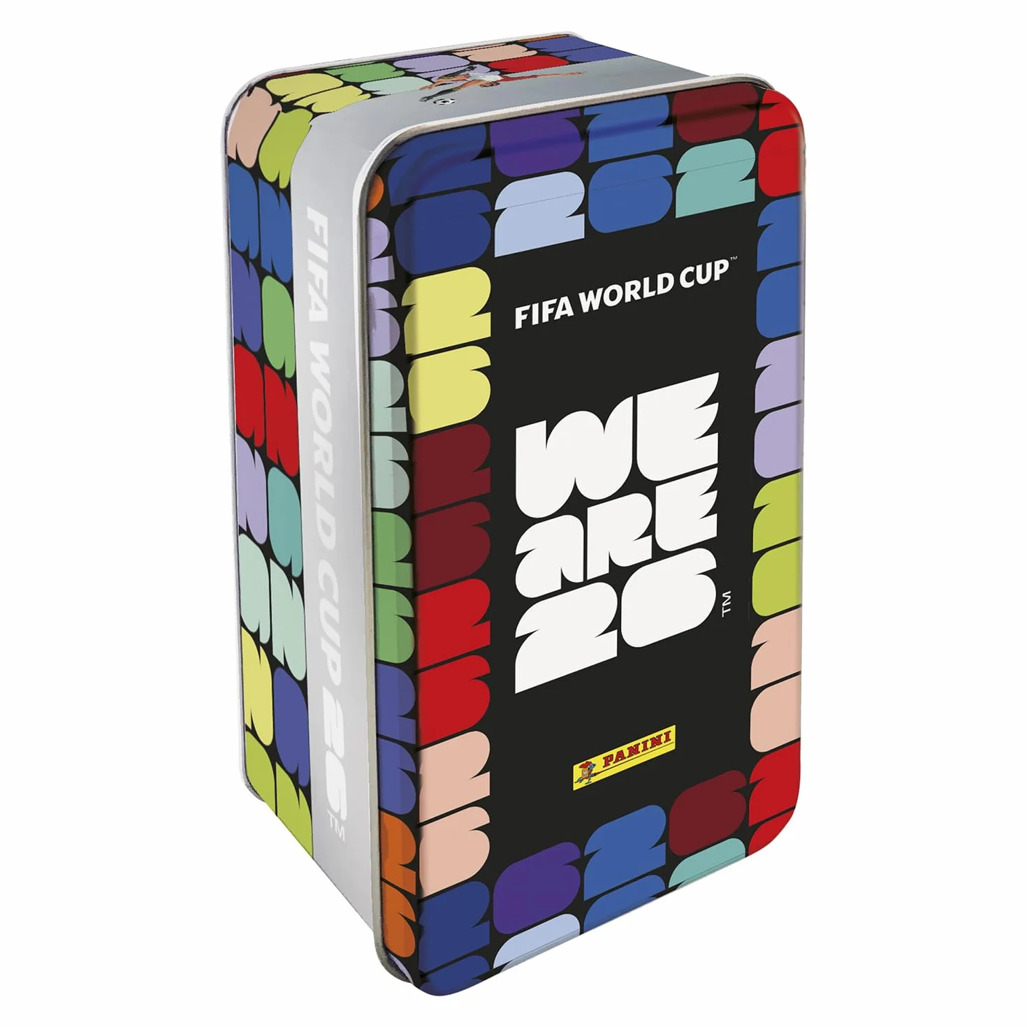 Panini Coupe du Monde FIFA 2026 Stickers - Boîte métal Grand Format 16 Pochettes