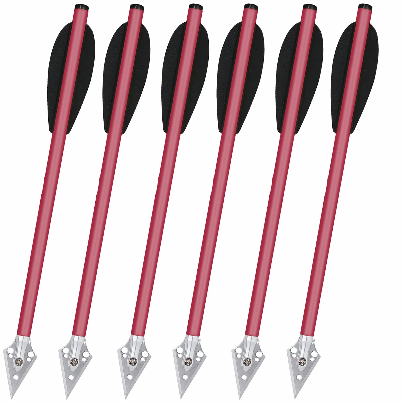 Arbalète Pistolet Aluminium 6.3" Flèches de Chasse avec Pointes