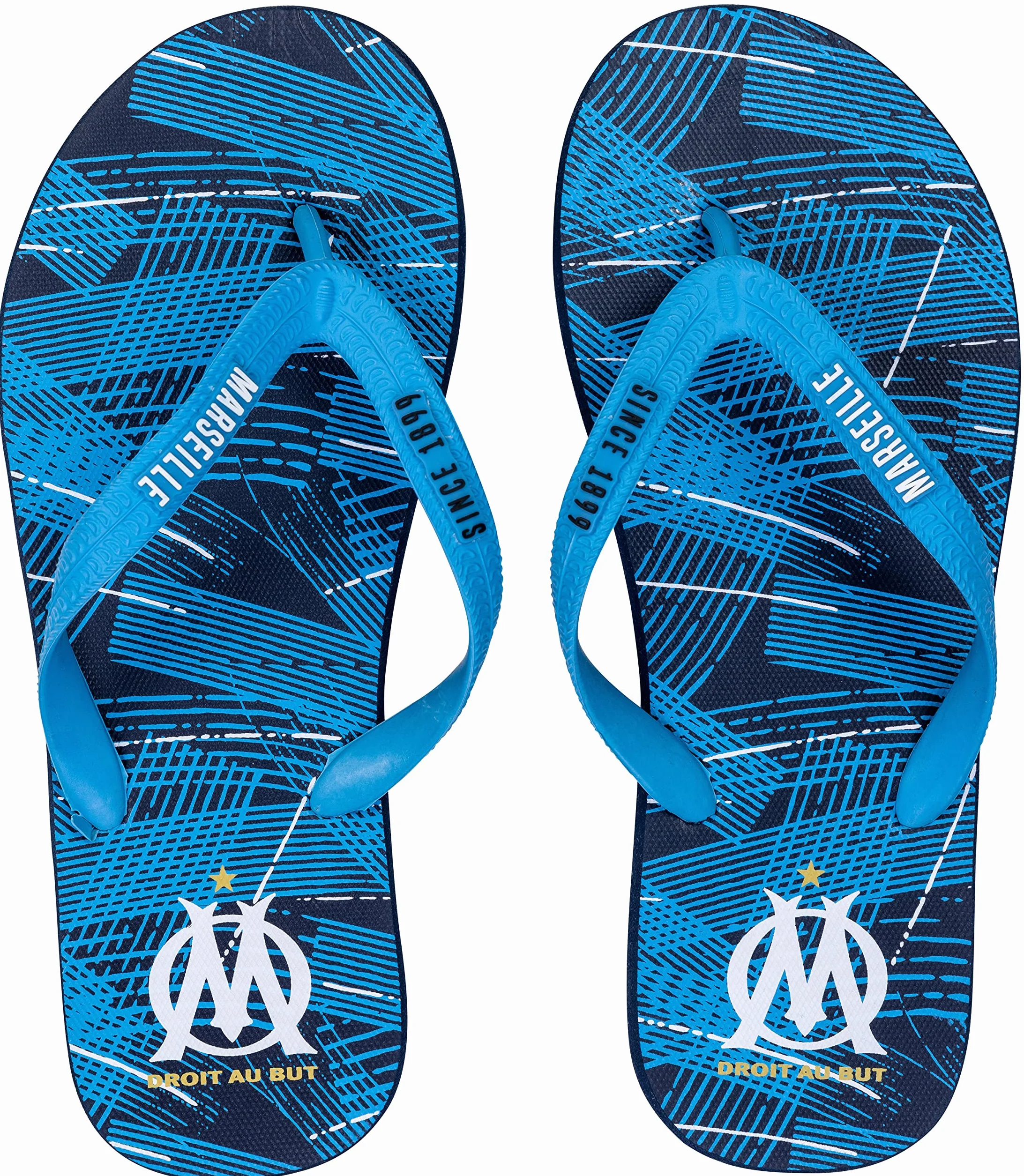 OLYMPIQUE DE MARSEILLE Tongs Om Collection Officielle