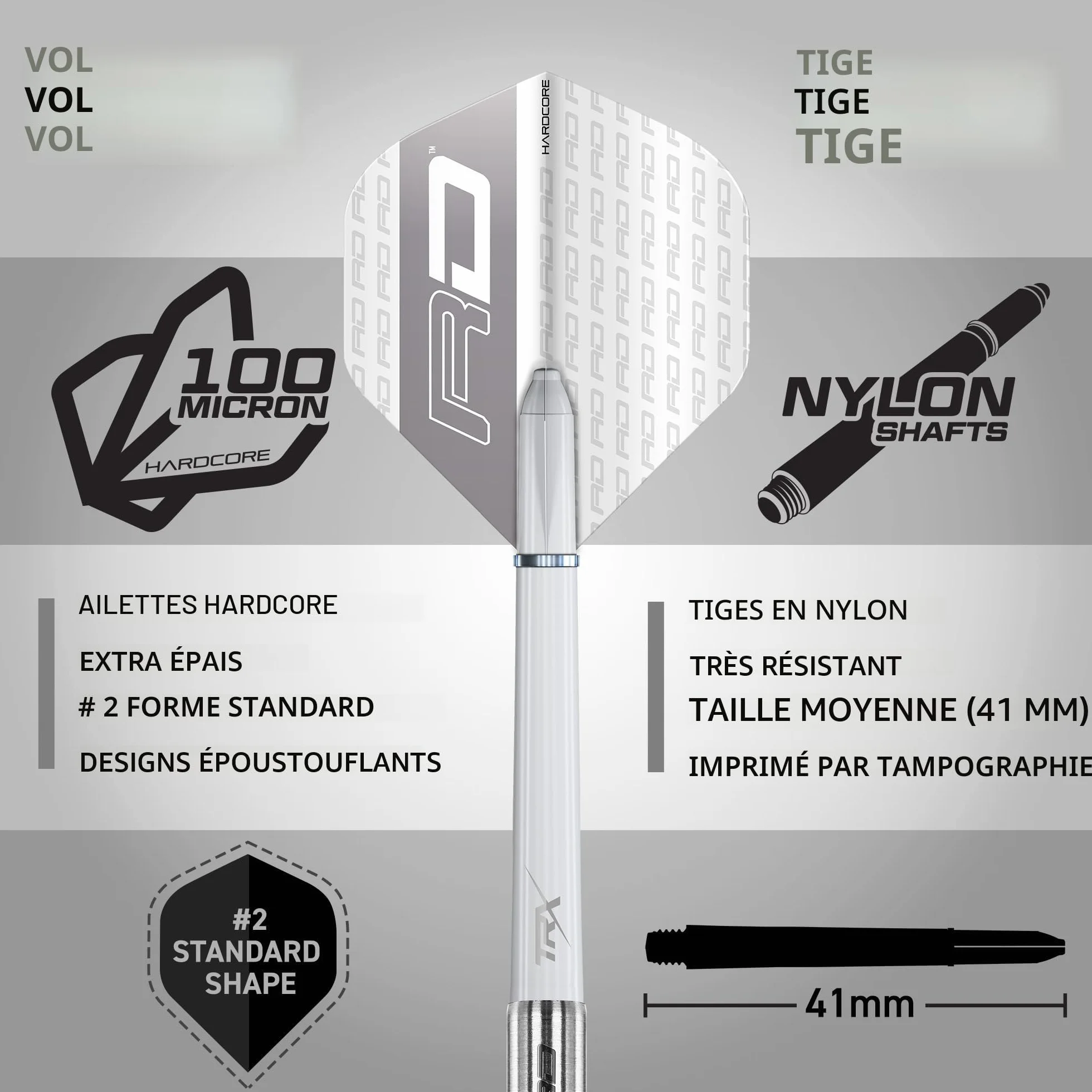 RED DRAGON Javelin Original 18 g Fléchettes Tungstène Pointe Souple