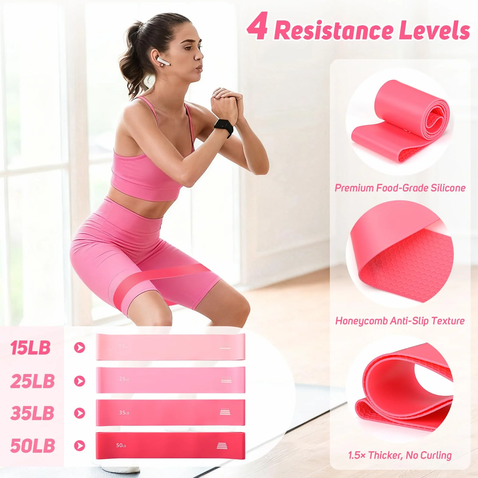 Asten Kit de Pilates à Domicile : Équipement avec Anneau, Balle, Bandes de Résistance, Curseur et Rouleau en Mousse