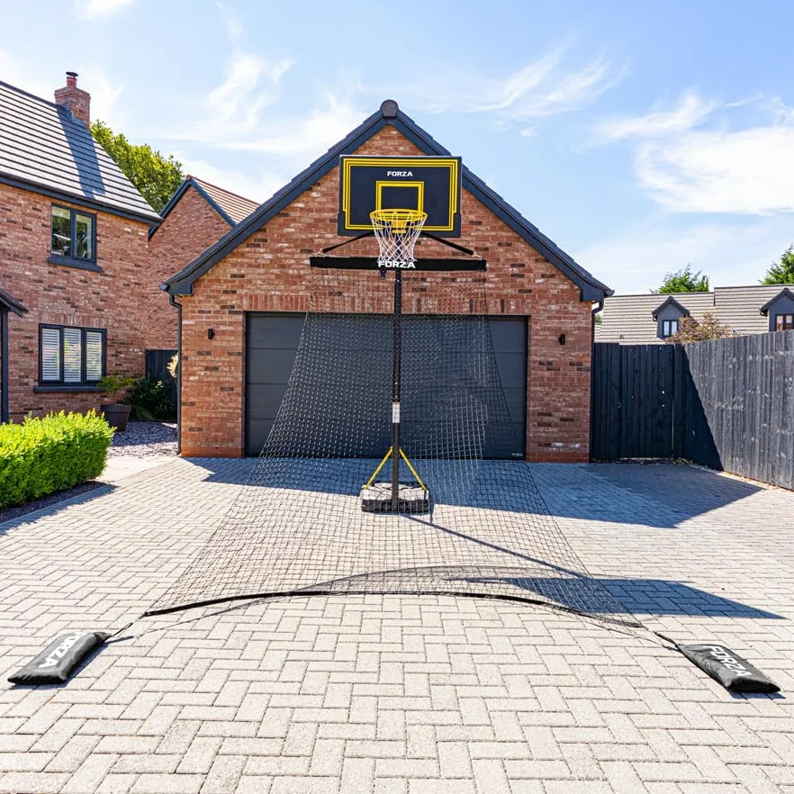 FORZA Filet de Retour de Basketball Solo Portable pour Entraînement de Tir – Durable Résistant aux Intempéries avec Sac de Transport