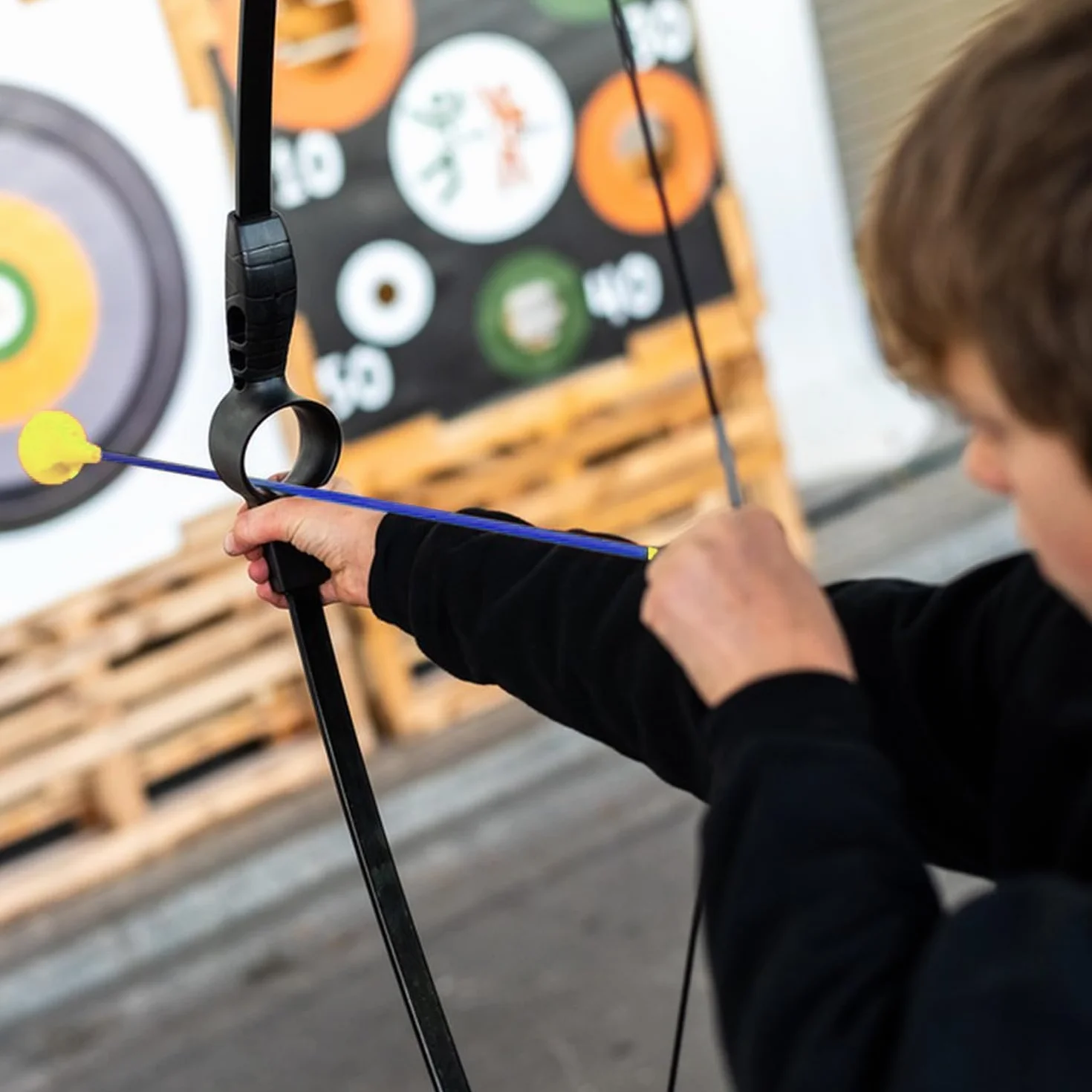 Flèches à ventouse de rechange 12 pièces pour jouet de tir à l'arc en plastique