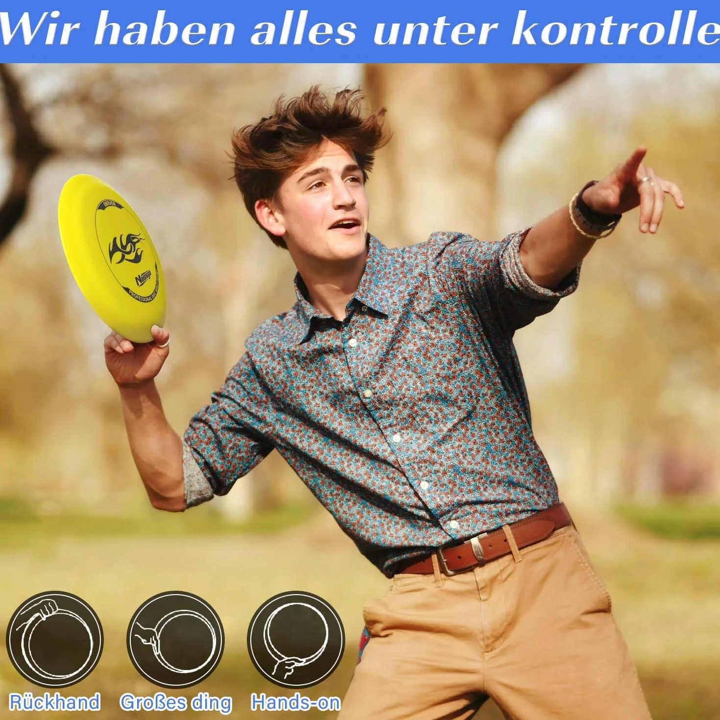 Ensemble de 6 disques de disc golf Naissgo, set professionnel avec putter, mid-range et driver pour adultes et enfants