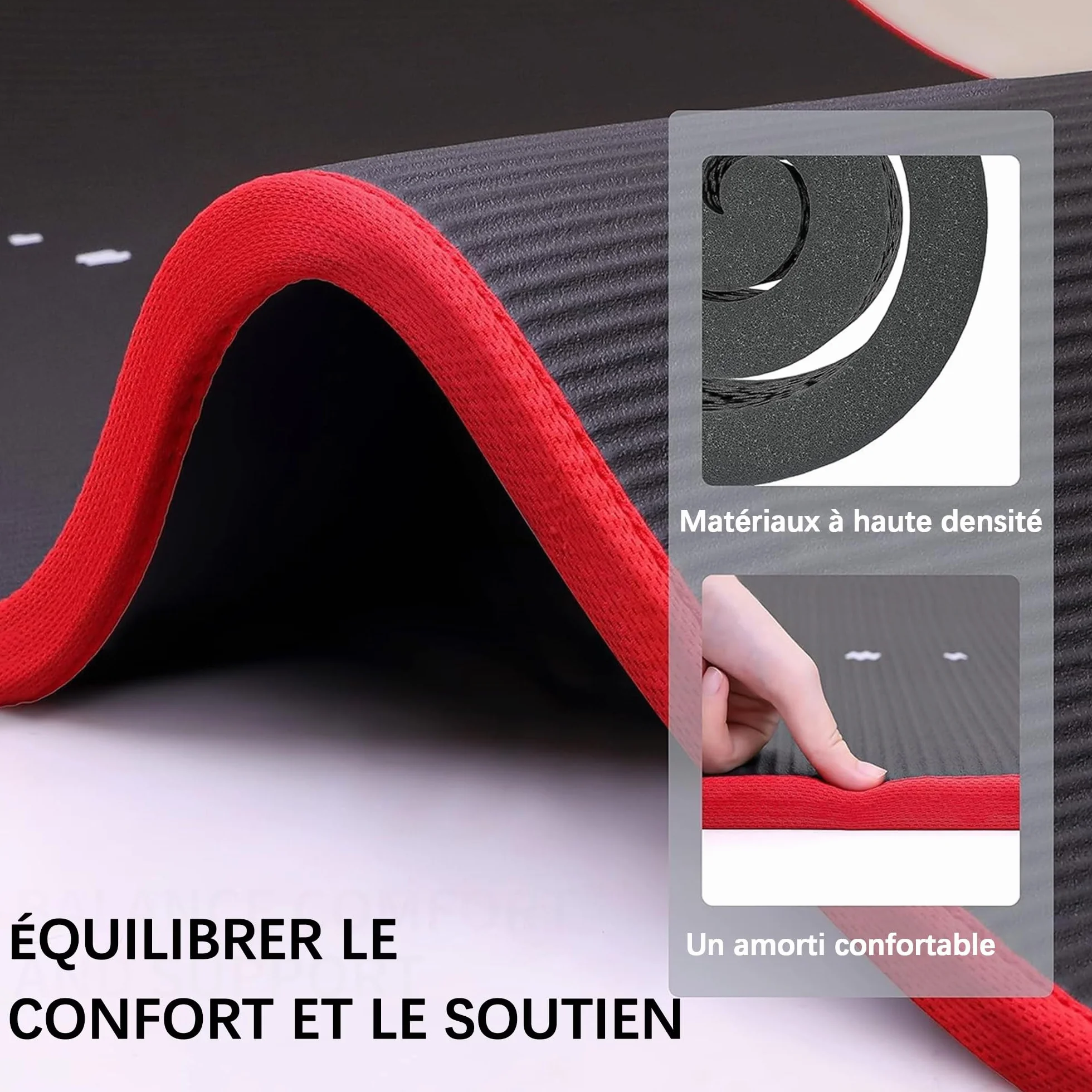 PROIRON Tapis de Yoga Epais 10MM Antidérapant Fitness Gymnastique