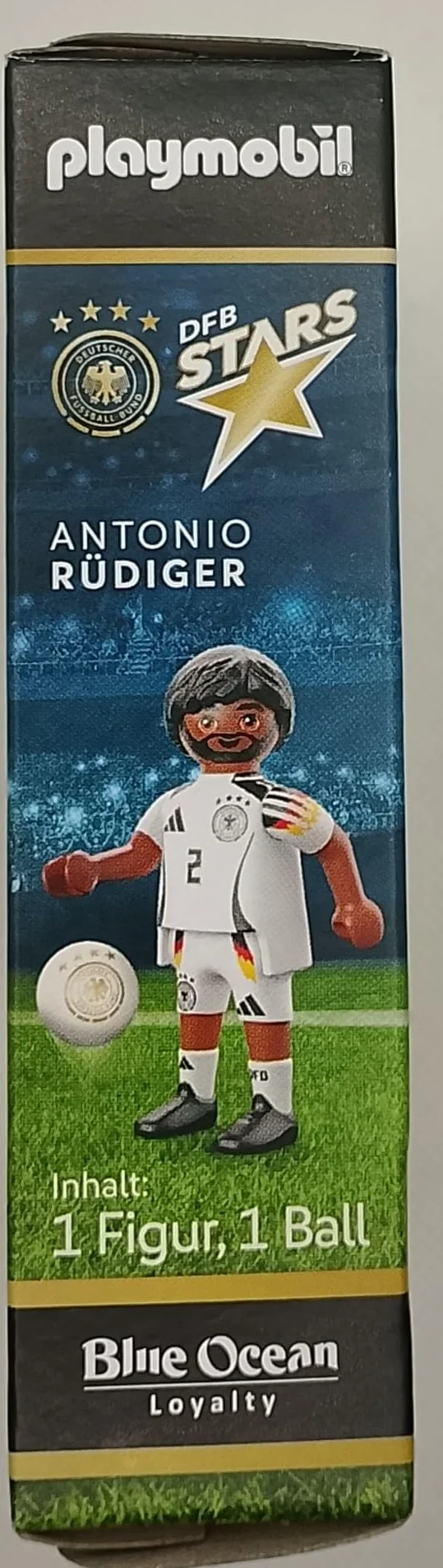 PLAYMOBIL DFB Stars Figurine de joueur Antonio Rüdiger - Édition limitée Euro 2024