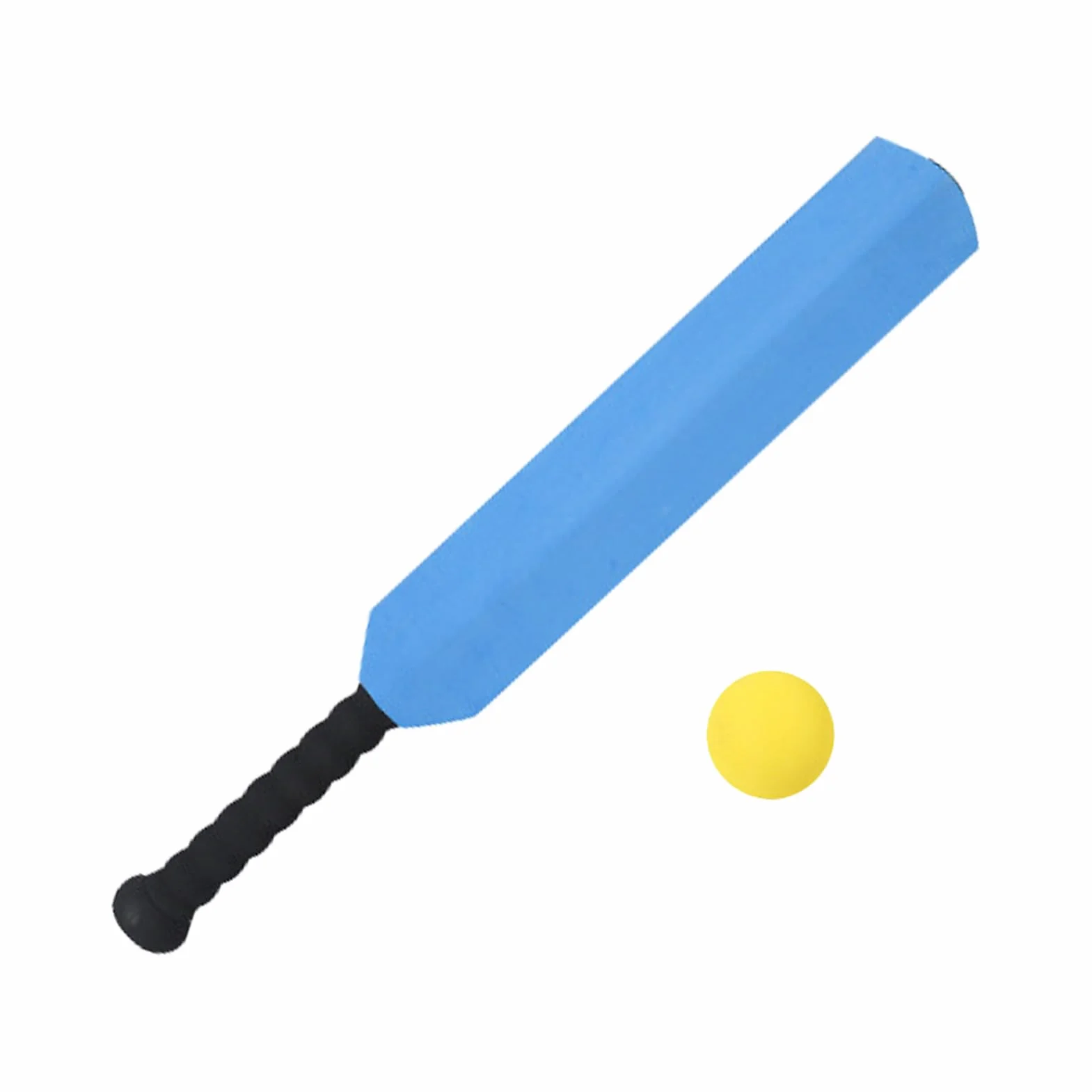 Générique Bat Stump Ball 23,62 x 2,95 x 1,38 Pouces Ensemble de Battes de Cricket en Mousse Souple pour Coordination Œil-Main