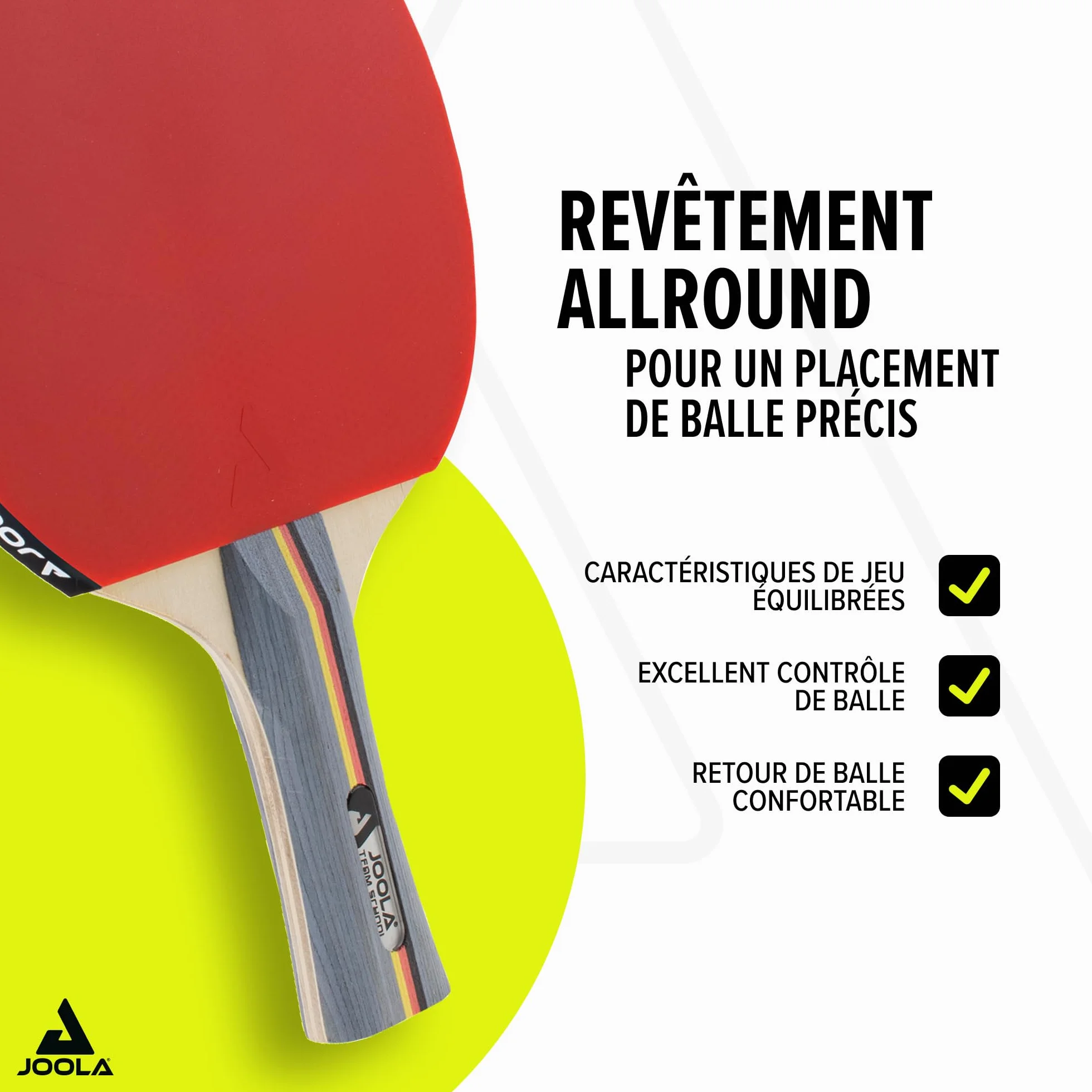 JOOLA Set de Raquettes de Ping Pong TEAM SCHOOL