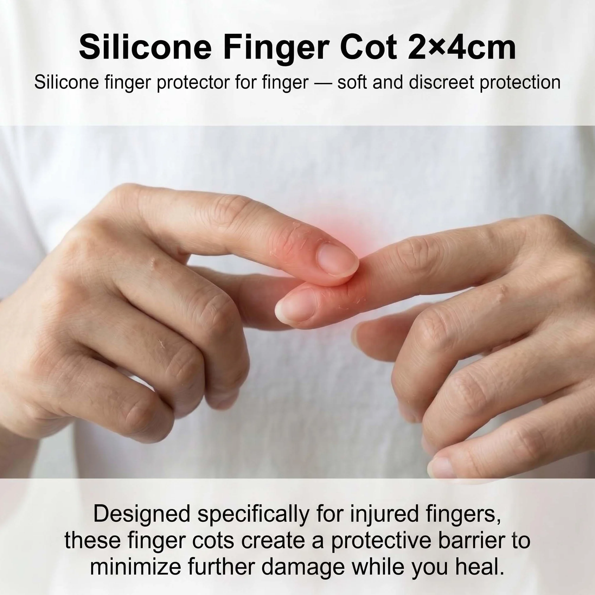 Lot de 12 Protège-Doigts en Silicone Souple, Doigtiers en Gel Réutilisables pour Pouce et Doigts, Protection Imperméable