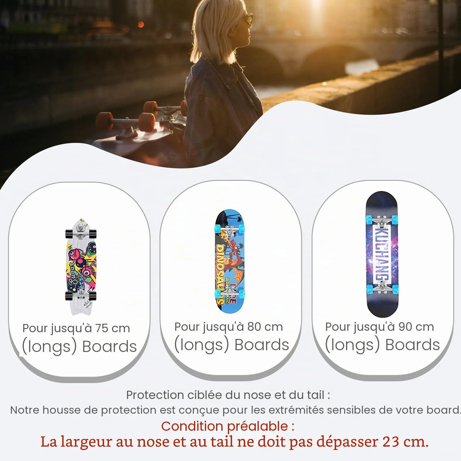 Sac à Dos Oxford 900D Étanche Pliable pour Skateboard Électrique