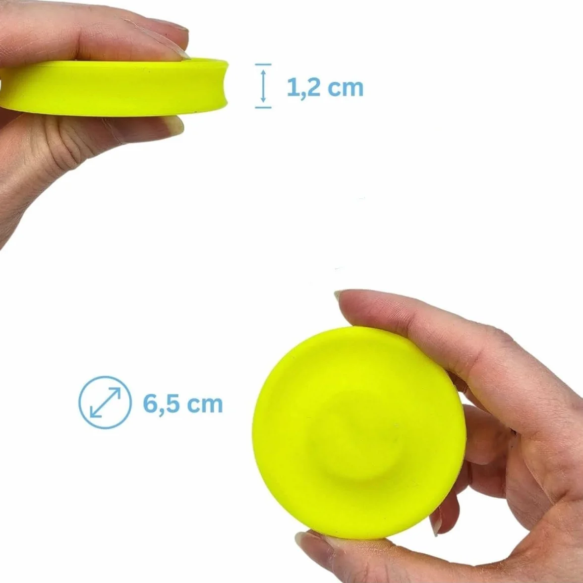 Mini Frisbee en Silicone, 8 pièces, Disque Volant Sport Tendance
