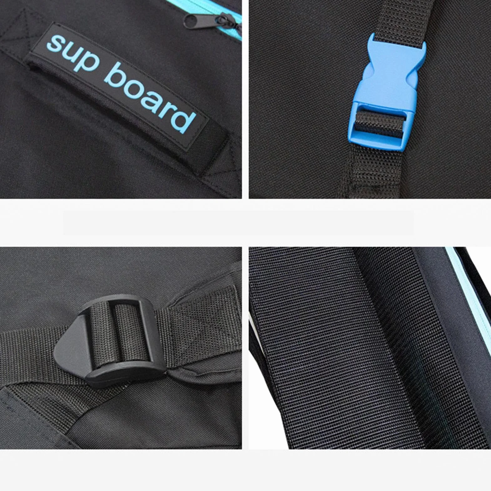 Sac à dos Paddle Board Heavy Duty Travel Bag, Sac fourre-tout étanche avec Bretelles rembourrées
