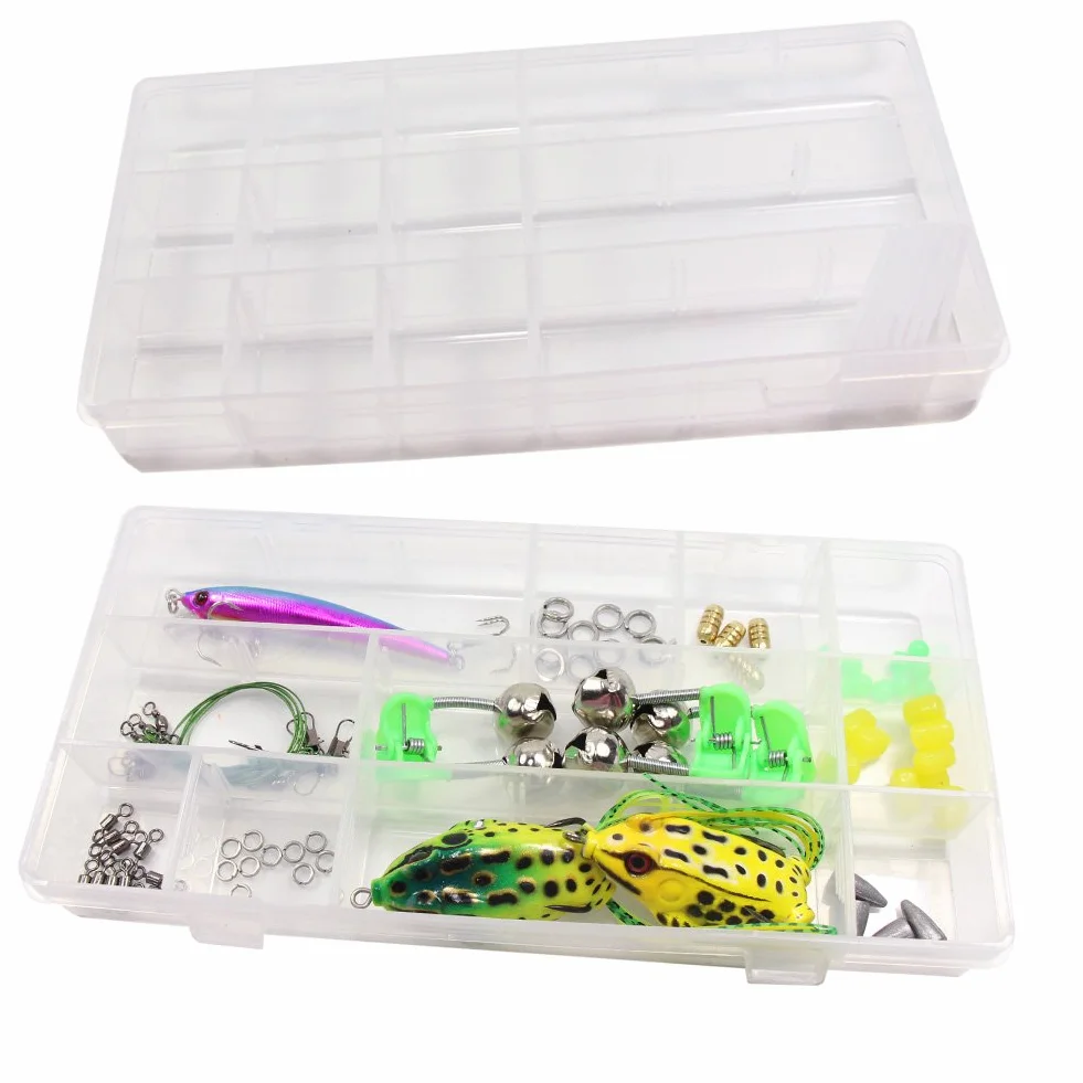 Mallette de pêche à arêtes avec 4 boîtes de rangement