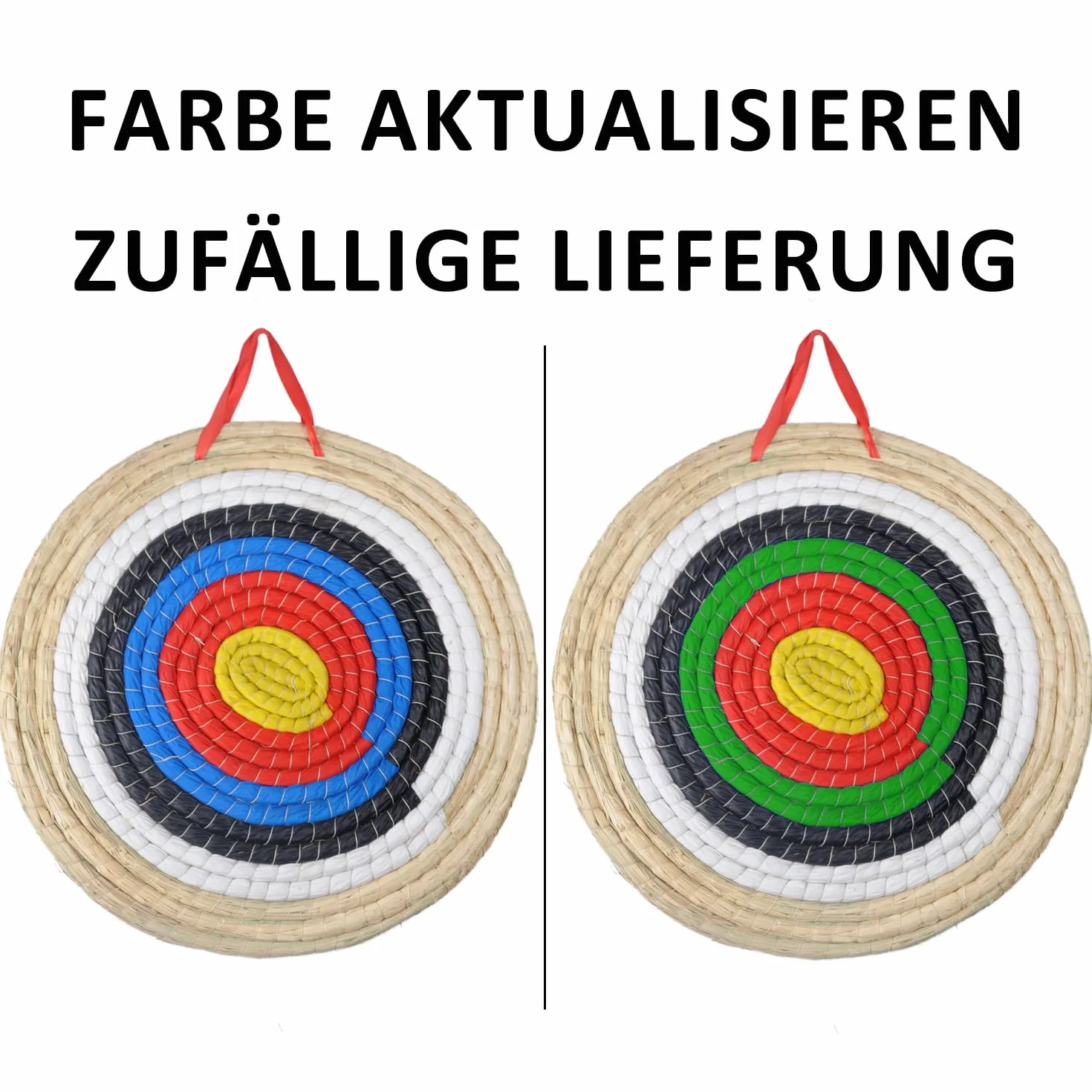 Cible de tir à l'arc en paille traditionnelle pour flèche et arc