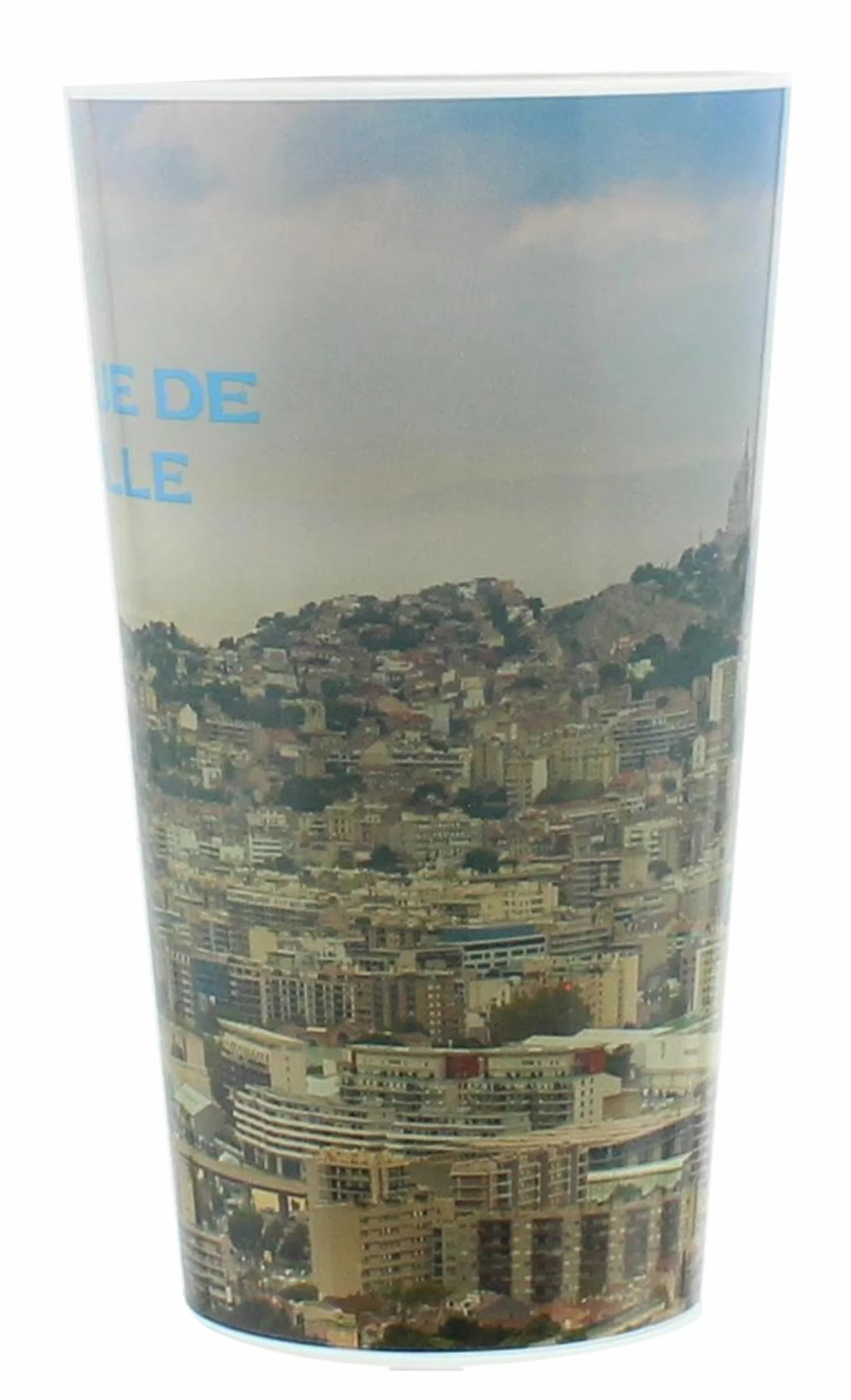 OLYMPIQUE DE MARSEILLE Verre gobelet éco cup 600 ml OM Collection officielle Fabriqué en France