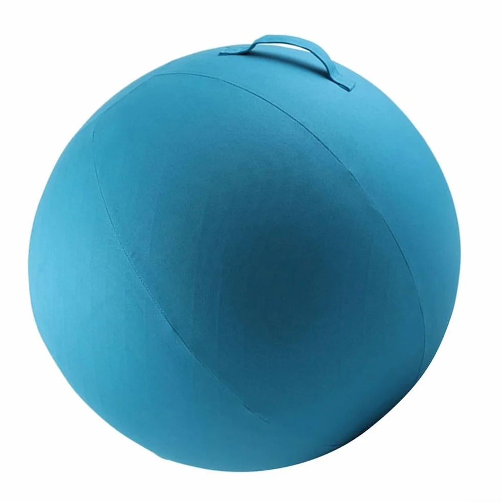 Housse de protection pour ballon de yoga 65 cm avec poignée de transport pliable en coton respirant