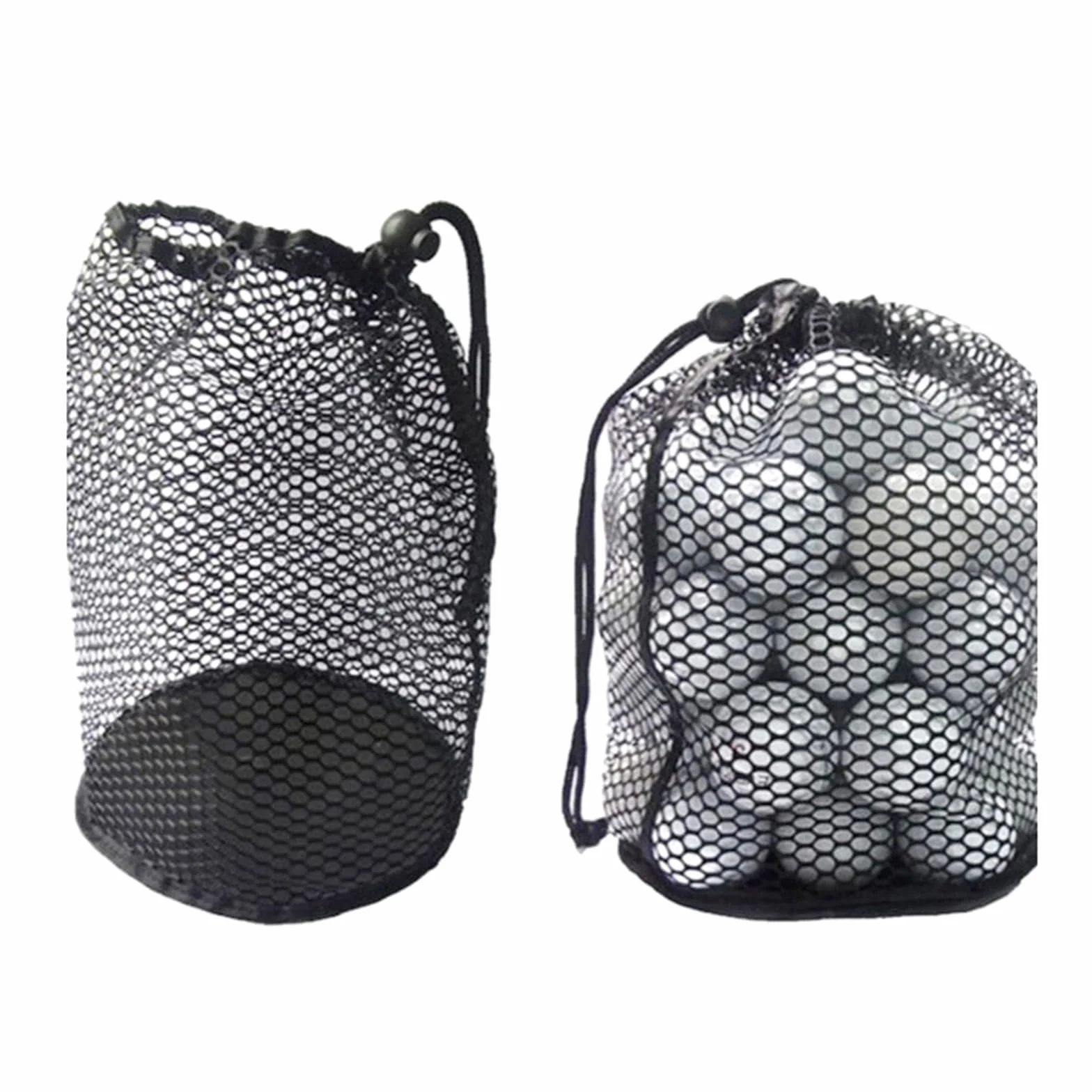 Sac de rangement en maille filet pour balles de golf