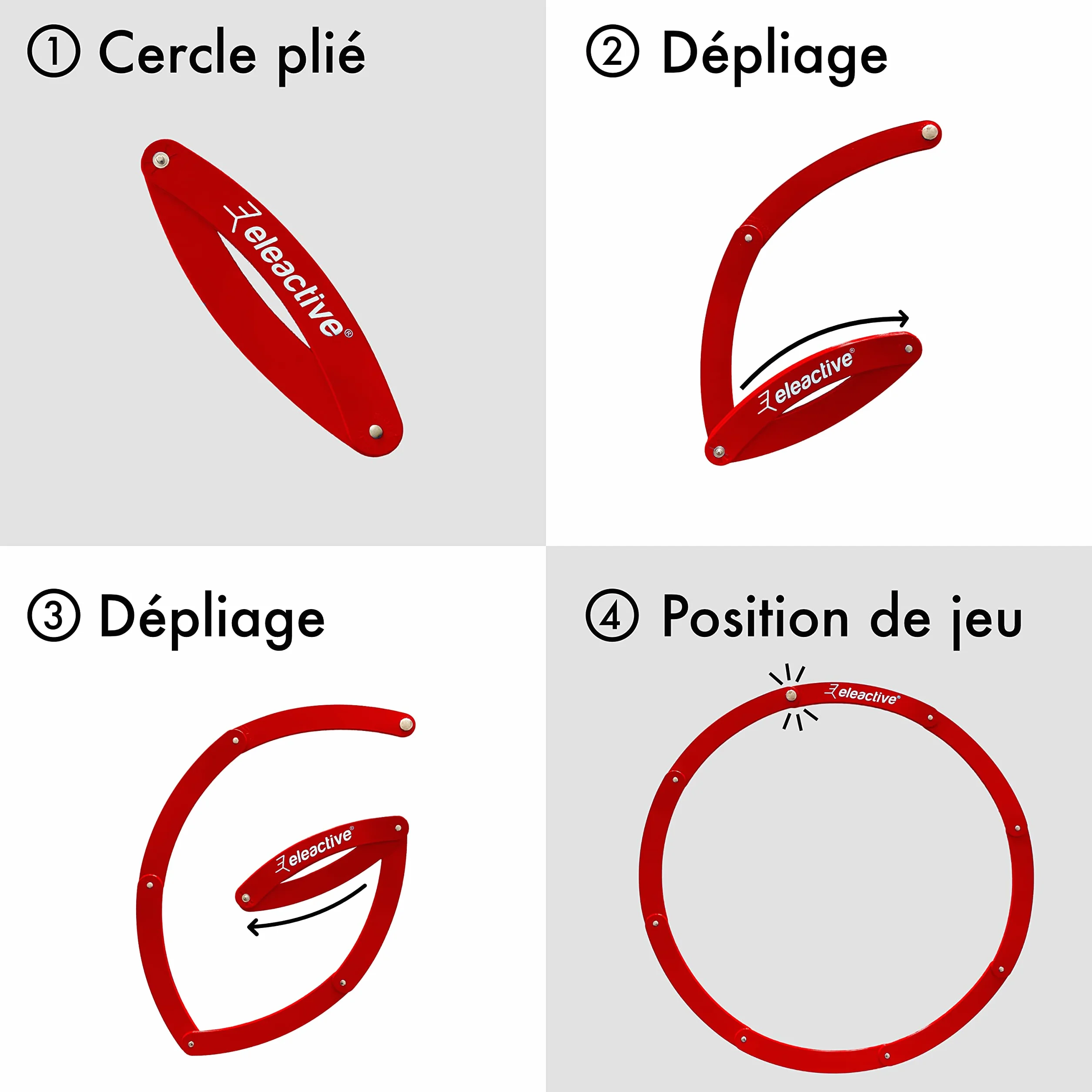Cercle de pétanque pliable homologué F.I.P.J.P. France compétition