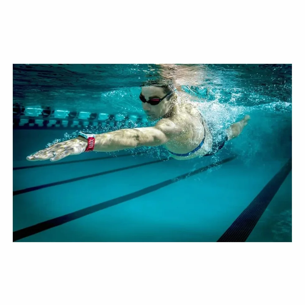 Garmin Premium Herzfrequenz-Brustgurt HRM-Swim zur Herzfrequenzmessung Unter Wasser rutschfest Schwimmen