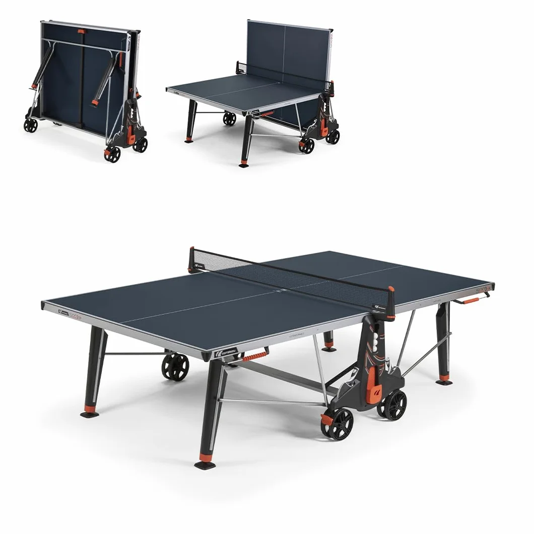Cornilleau 500X Table de Ping Pong d'Extérieur Loisir 6mm Bleu Noir
