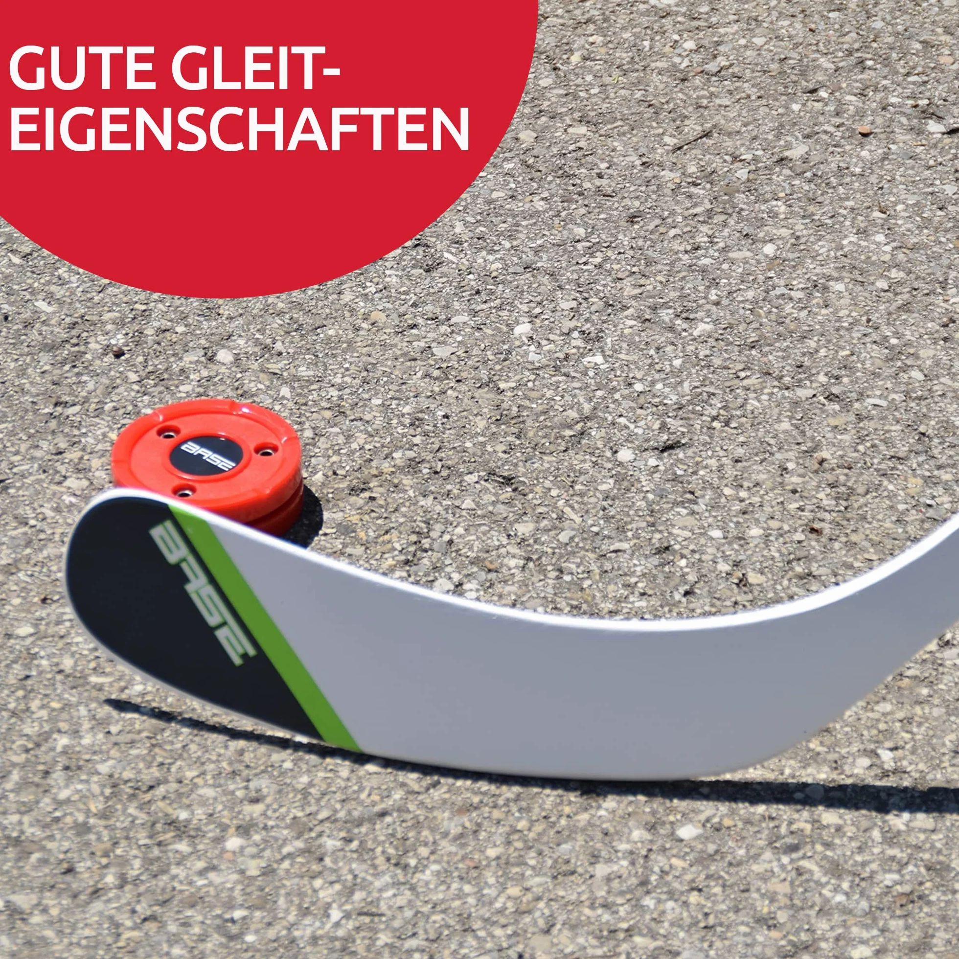 Base Sandwich Pro Stickhandling Puck 120g Rot 7,5 cm Inline Street Hockey