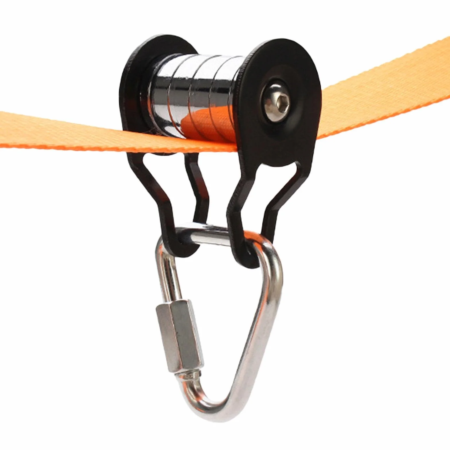 Poulie Slacklines Acier 200 Kg Multifonctionnelle