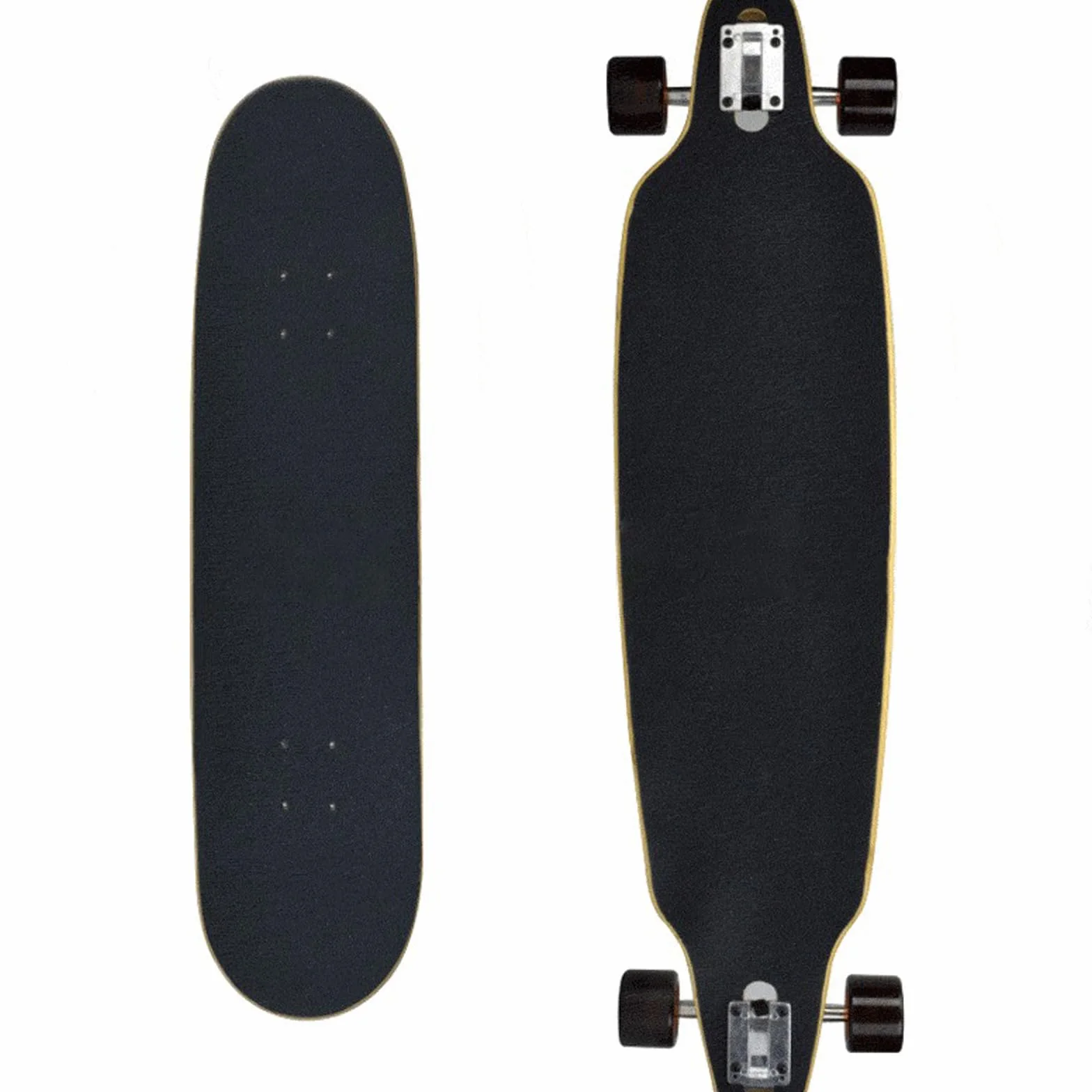 Skateboard Grip Tape Sheet Ruban De Skate Noir 81 x 21cm Professionnel
