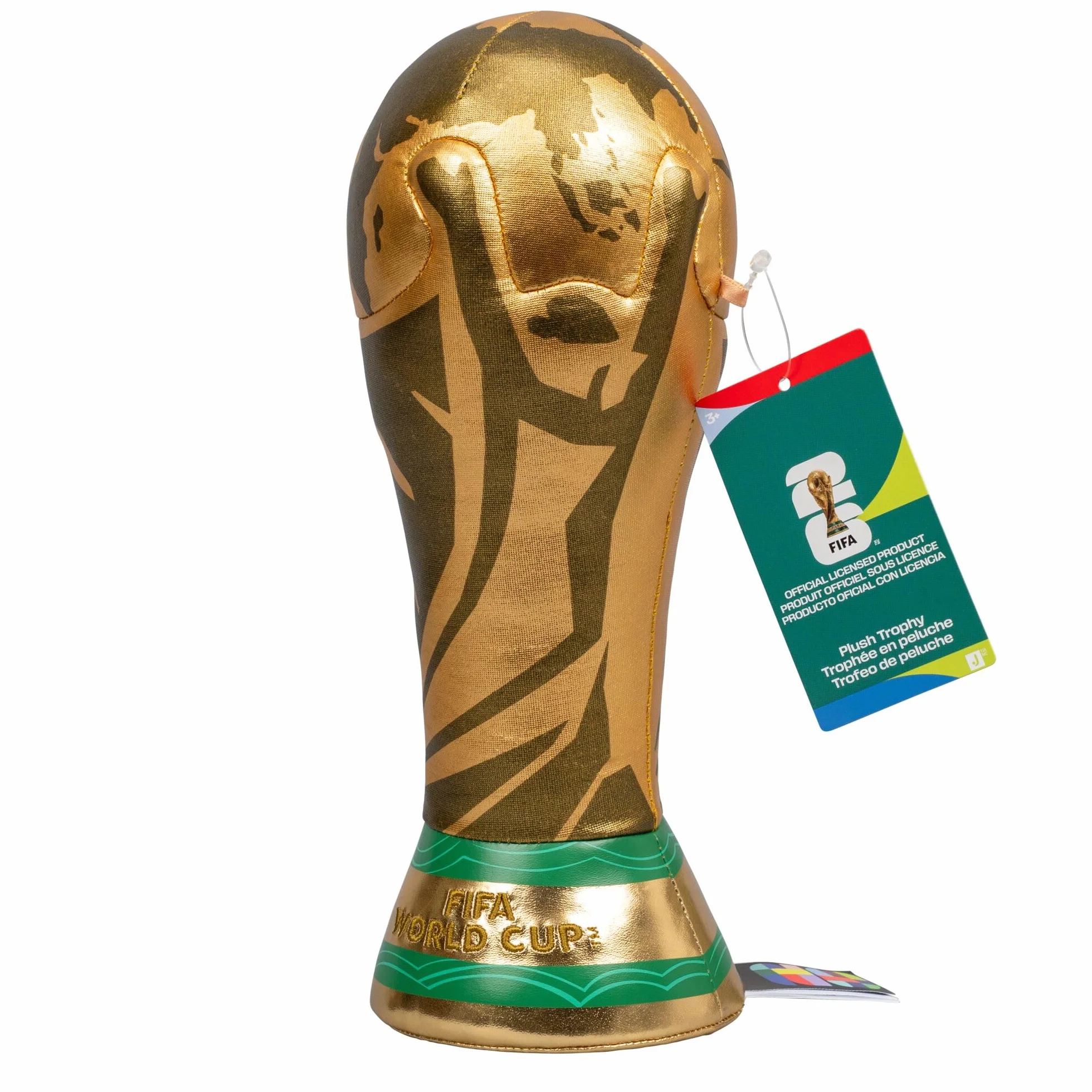 Jazwares FIFA Coupe du Monde 26 en Peluche 25 cm Article Officiel de Collection 2026