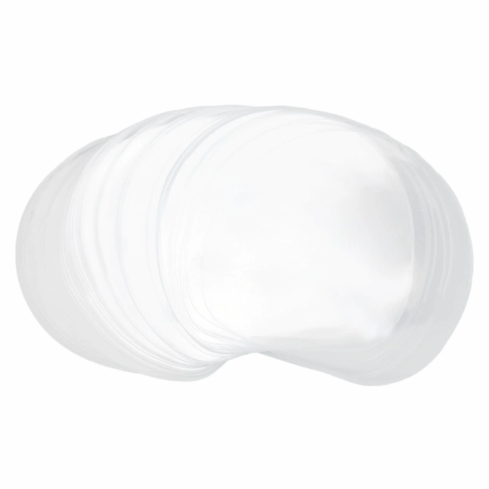 Film de protection en caoutchouc pour raquette de tennis de table – 50 housses PVC transparentes 16,9 x 16,9 cm réutilisables