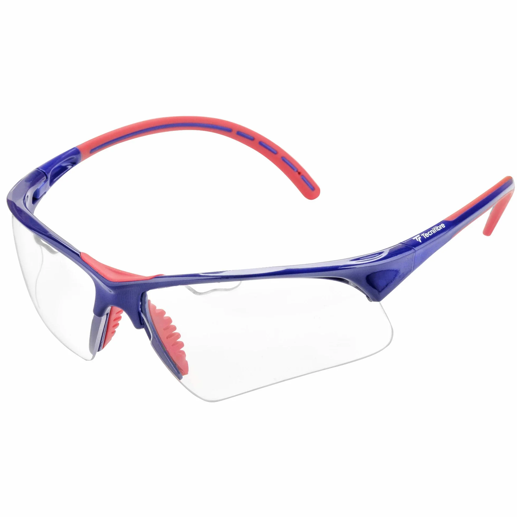 TECNIFIBRE Lunettes de protection squash rouge bleu