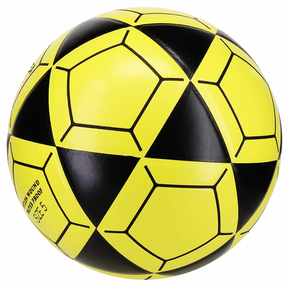 Mikasa FT5 Goal Master Ballon de Football Taille 5 Noir/Jaune