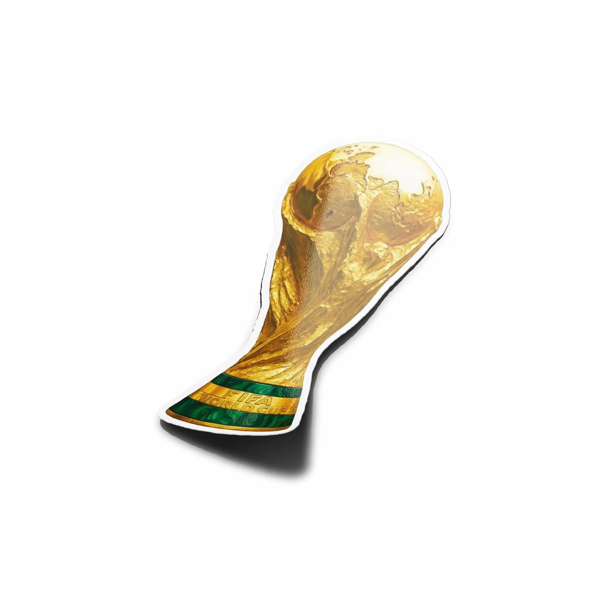 PACK AUTOCOLLANTS STICKERS Trophée Victoire Football Or Coupe du Monde vinyle Résistant Eau Uv Découpe Forme Déco Sport Fan Foot Mondial 9cm