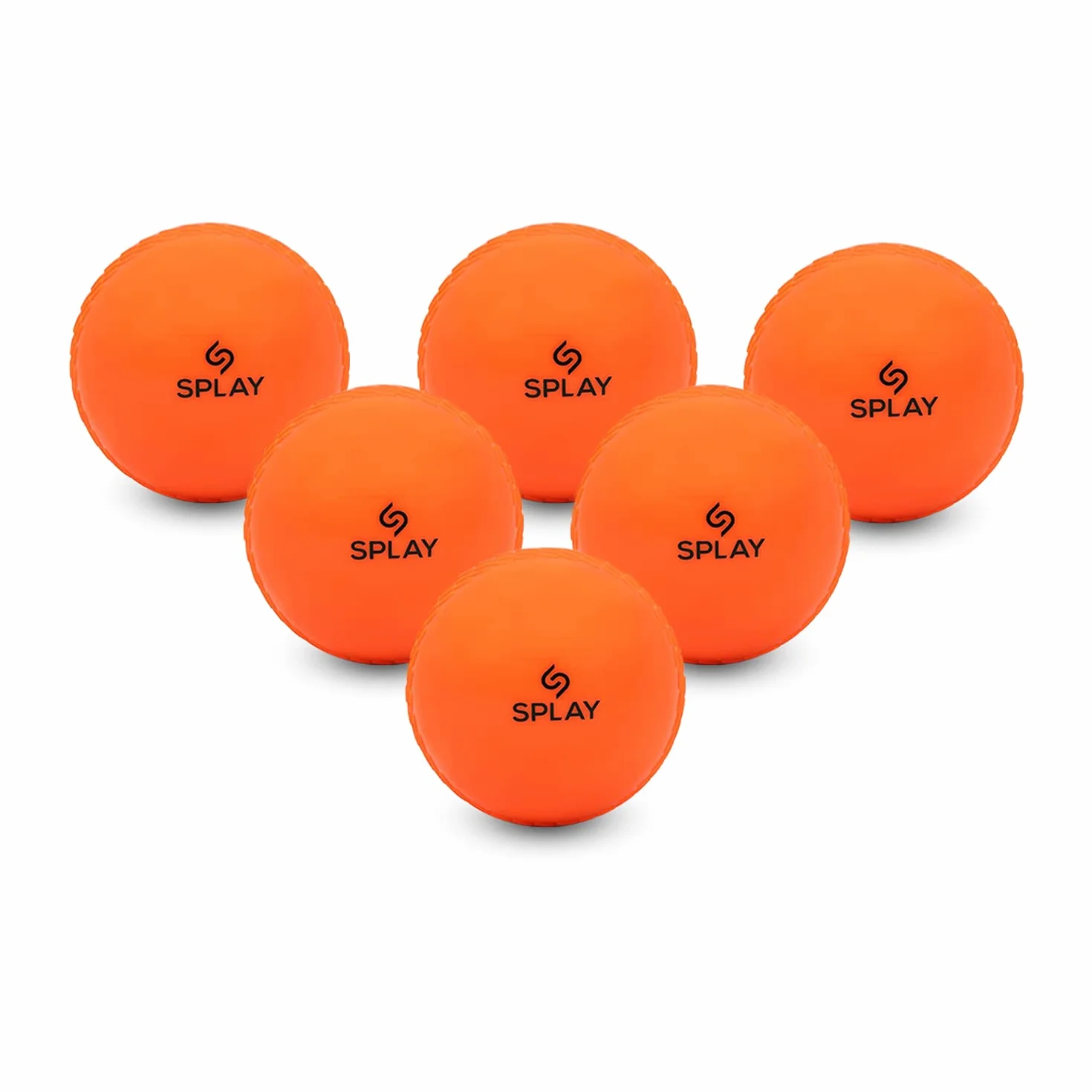 Lot de 6 balles de cricket Windball en caoutchouc souple pour entraînement intérieur et extérieur