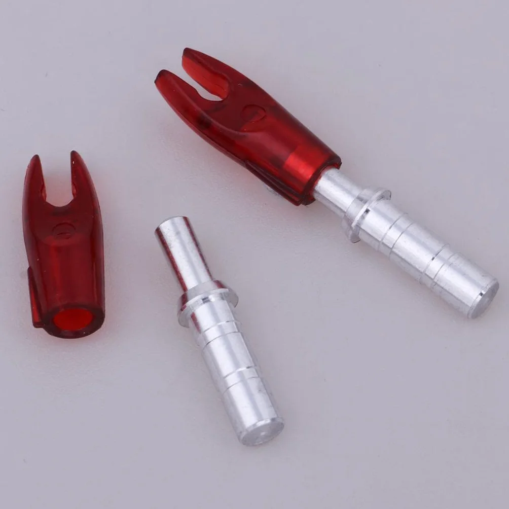 Encoches de Précision en Plastique pour Arbre de Flèche ID 4.2mm - 12 Pièces
