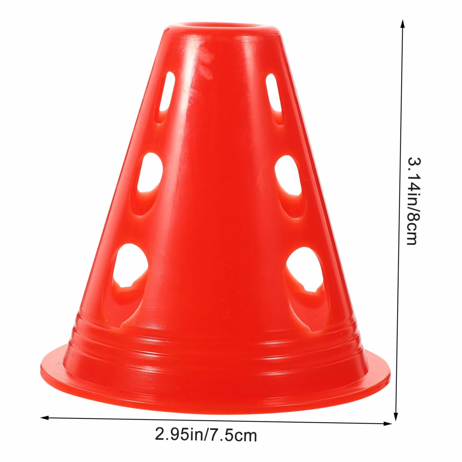 Mini Cônes d'Agilité Plastique Colorés pour Patinage à Roulettes - Lot de 20