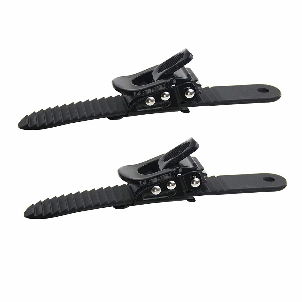 Pièces de Reliure de Snowboard UP100 Noires 2 Boucles 2 Sangles