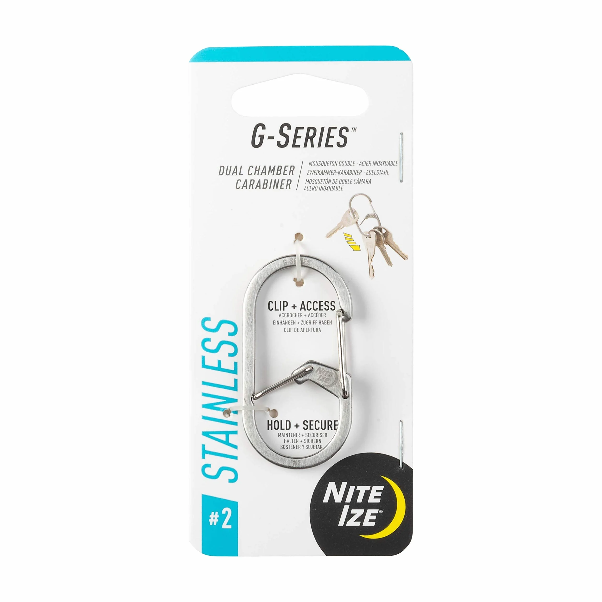 Nite IZE Mousqueton G-Series Dual Chamber