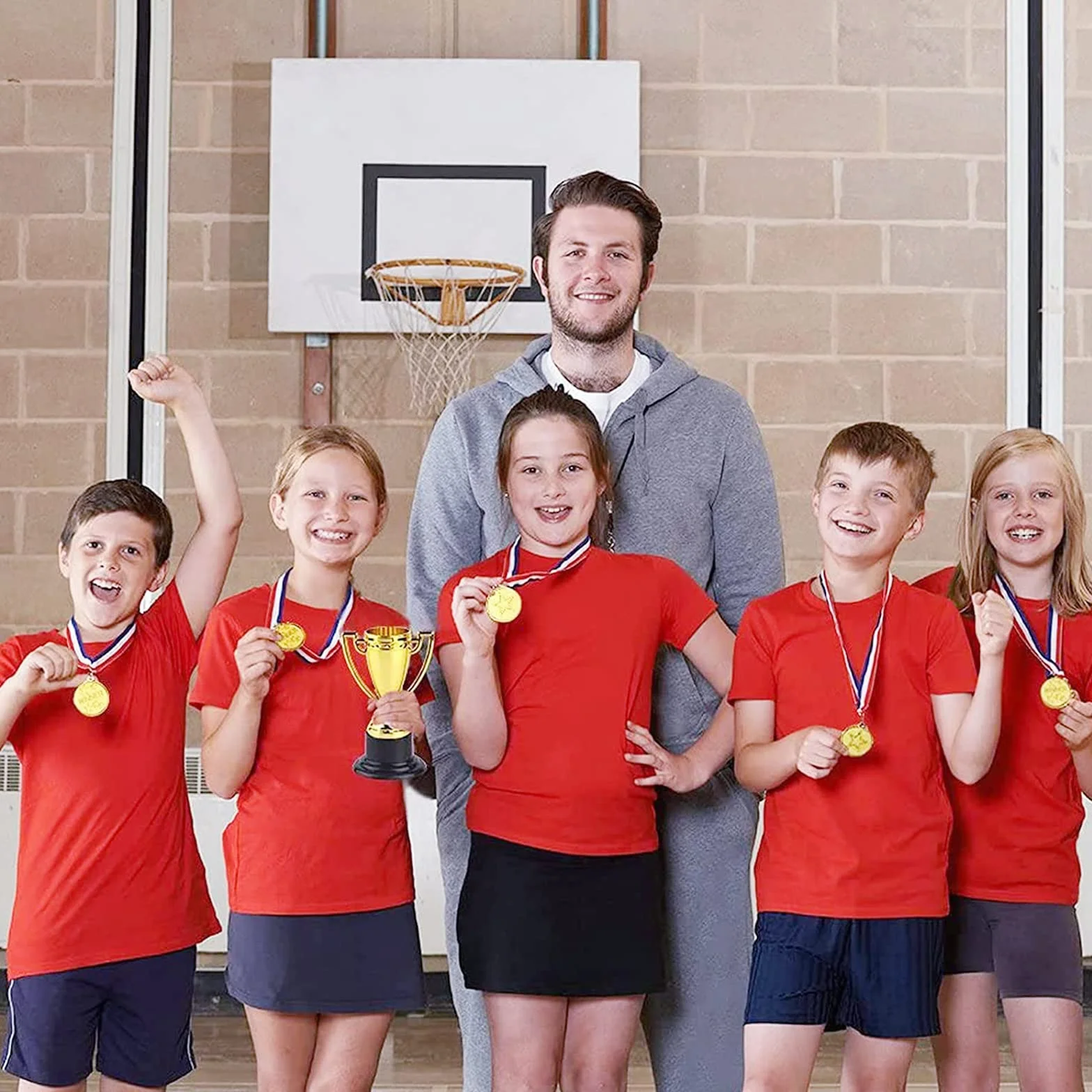 Médailles Enfants Plastique 100 Pièces Récompenses École Sport Jeux Olympiques