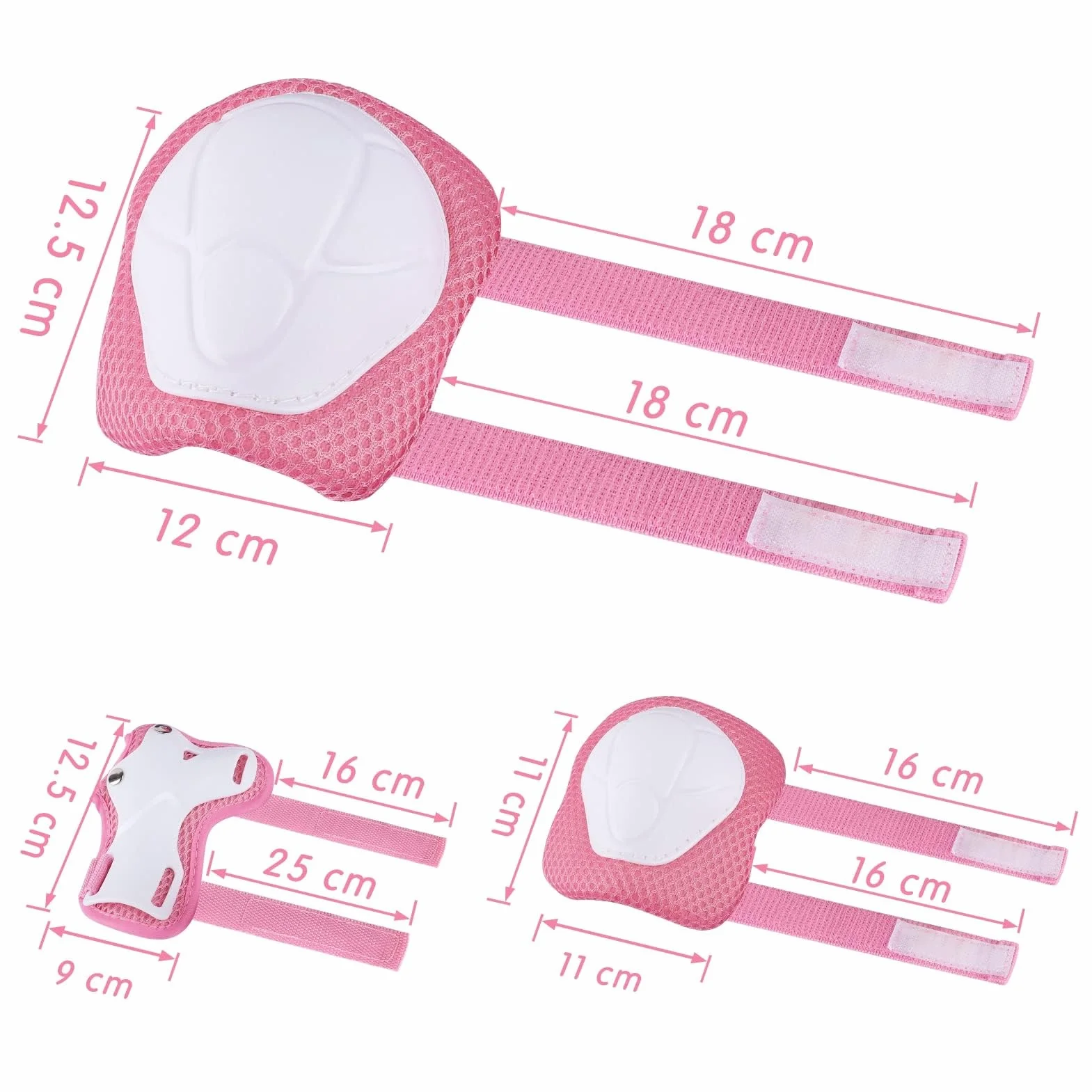 WayEee Protection Roller Enfant Casque Genouillères Ensemble de Protections Roller Skateboard Vélo Trottinette 3-10 ans
