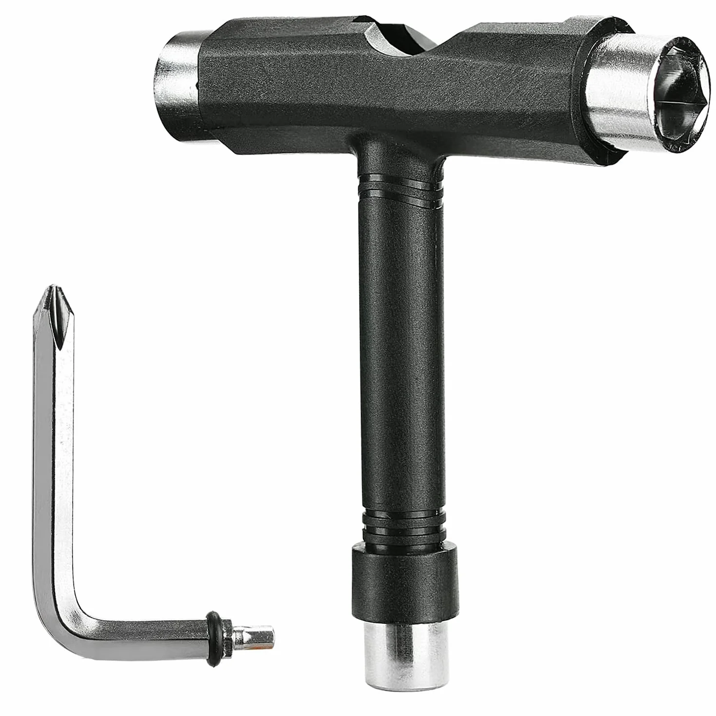 Outils de Skate Tout-en-Un en T avec Tournevis Cruciforme Type L pour Planche à roulettes