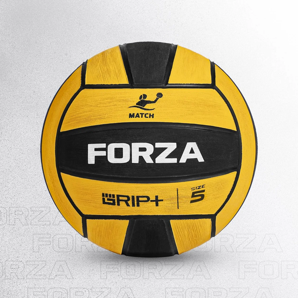 FORZA Ballon de Water-Polo Tailles 3/4/5 | Caoutchouc Néoprène Imperméable Officiel Enfants Adultes