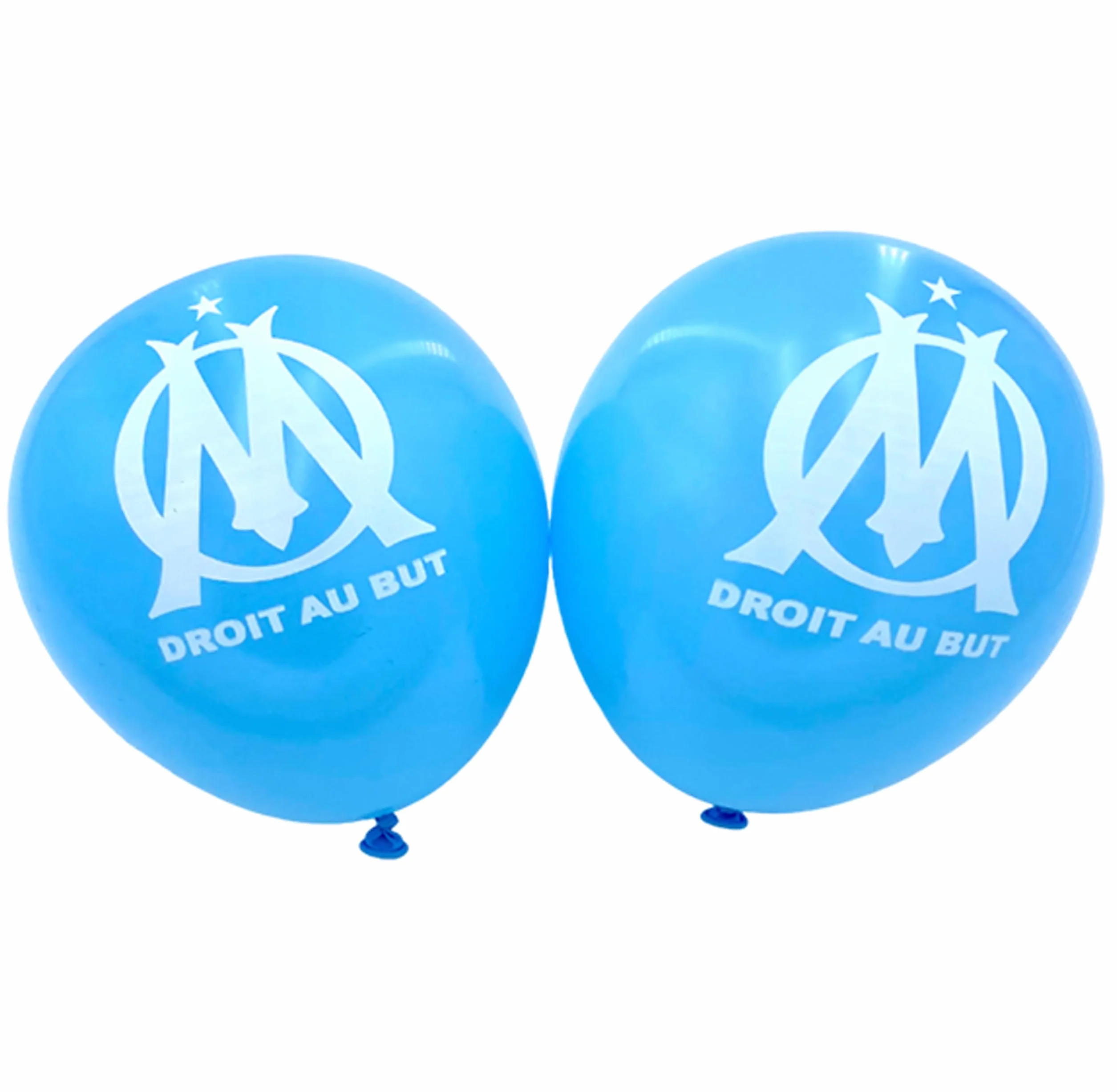 Collection officielle OM ballon baudruche imprimé Olympique de Marseille 11 pièces